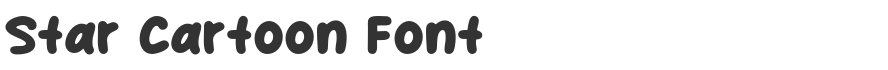 Star Cartoon Font