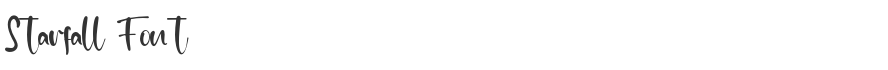 Starfall Font