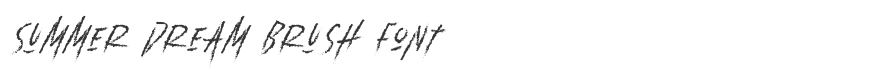 Summer Dream Brush Font