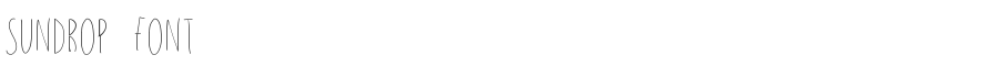 Sundrop Font