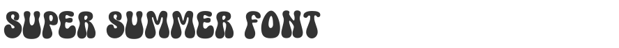 Super Summer Font