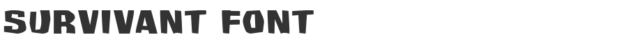 Survivant Font