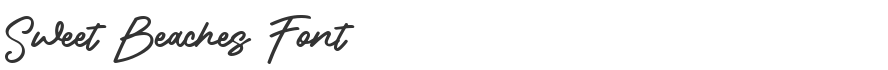 Sweet Beaches Font