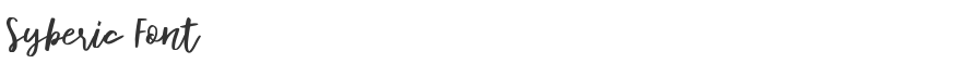 Syberic Font