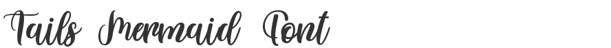 Tails Mermaid Font