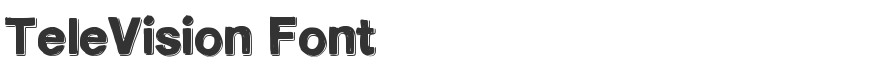 TeleVision Font