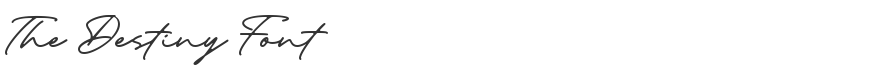 The Destiny Font