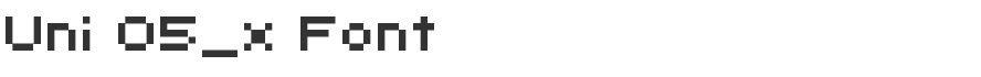 Uni 05_x Font