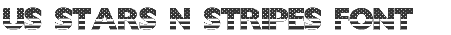 US Stars N Stripes Font