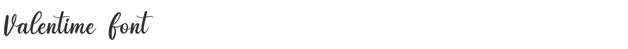 Valentime Font
