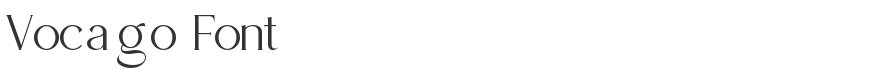 Vocago Font