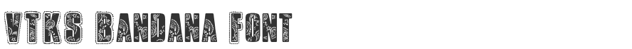 VTKS Bandana Font