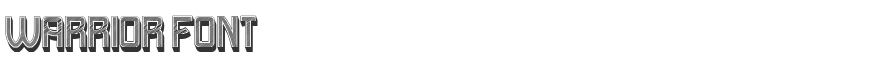 Warrior Font