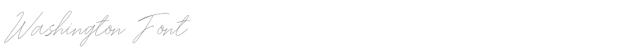 Washington Font
