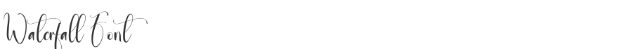 Waterfall Font