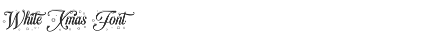 White Xmas Font