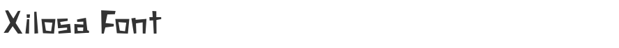 Xilosa Font