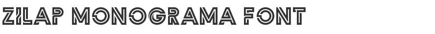 Zilap Monograma Font