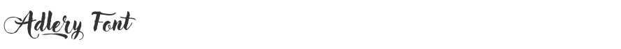 Adlery Font