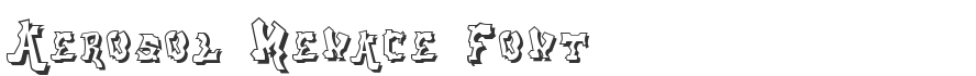 Aerosol Menace Font