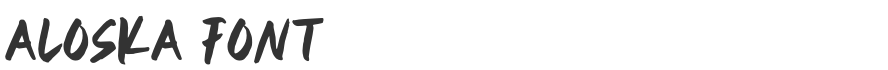 Aloska Font