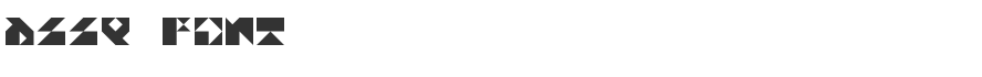 ASSQ Font