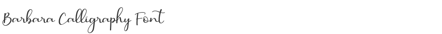 Barbara Calligraphy Font