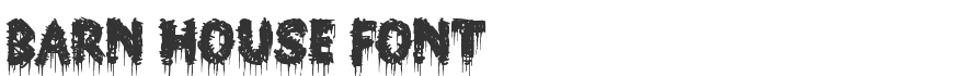 Barn House Font