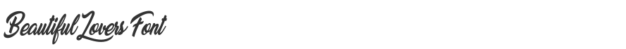 Beautiful Lovers Font
