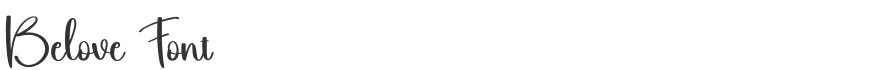 Belove Font
