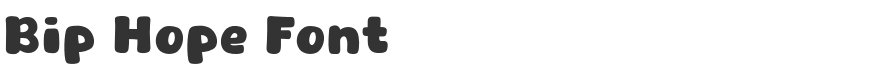 Bip Hope Font