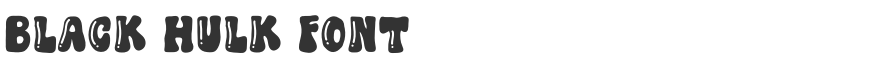 Black Hulk Font