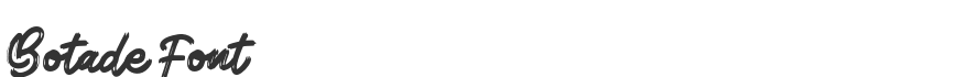 Botade Font