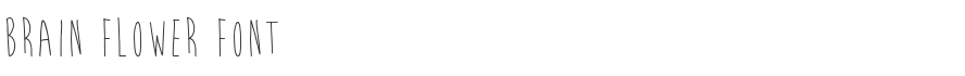 Brain Flower Font
