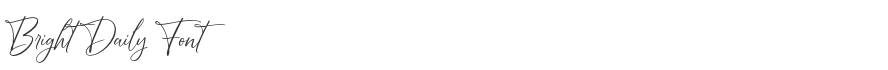 Bright Daily Font