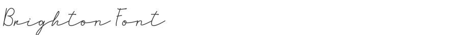 Brighton Font