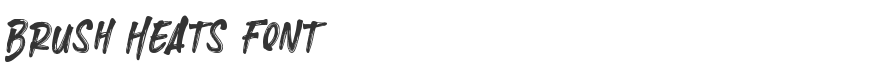 Brush Heats Font