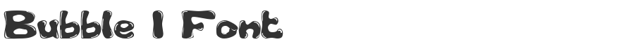 Bubble 1 Font