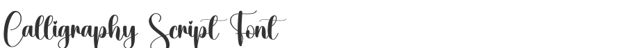 Calligraphy Script Font