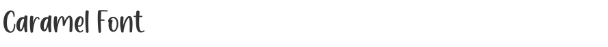 Caramel Font