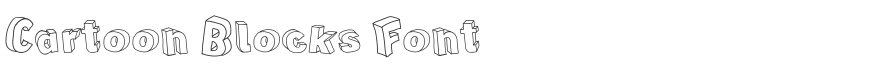 Cartoon Blocks Font