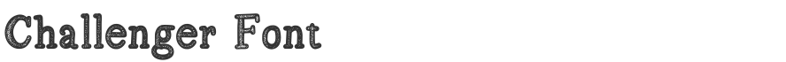 Challenger Font