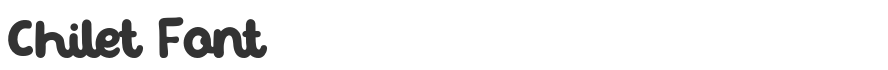 Chilet Font