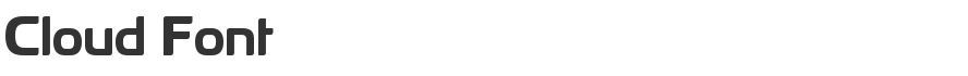 Cloud Font