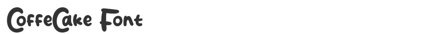 CoffeCake Font