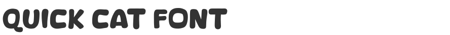 Quick Cat Font