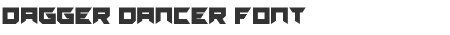 Dagger Dancer Font