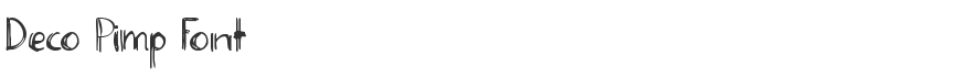 Deco Pimp Font
