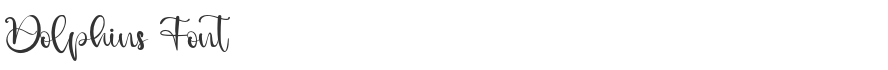 Dolphins Font