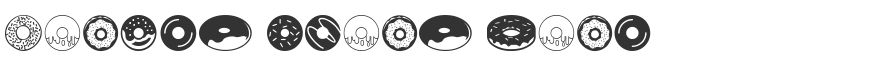 Donuts Icons Font